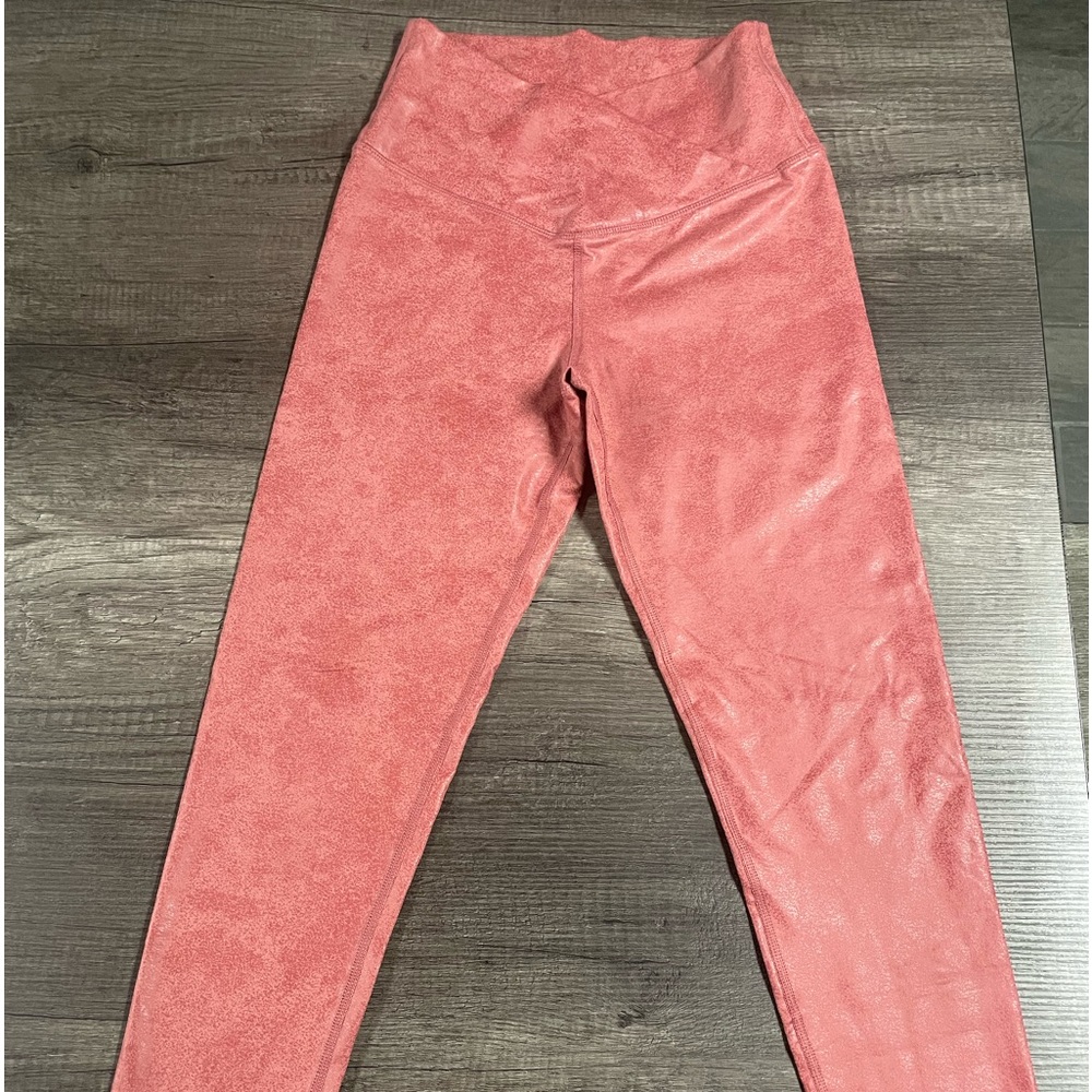 Price 👇🔥Aerie offline leggings. red pleather